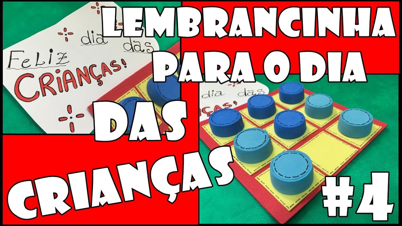 Lembrancinha de Dia Das Crianças: Jogo da Velha Personalizado - Blog Mimo  Crafts