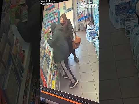 Brave Female Customer Tackles Armed Robber At East London Shop Shorts