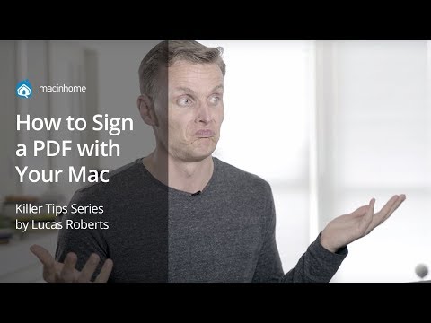 How to sign a PDF with your Mac in 20 seconds!
