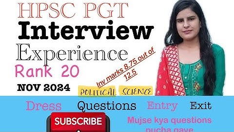 HPSC PGT INTERVIEW/#hpsc asstprof inv/QUES/dress#htet #net#HPSC#rpscinterview#commerce#english#rpsc