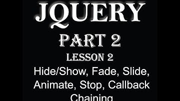 Jquery Tutorial Part 2 in Hindi