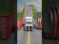 Big &amp; Small Cars vs Giant Hand Slap BeamNG.drive