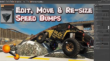 BeamNG - How to use & edit speed bumps in the World Editor