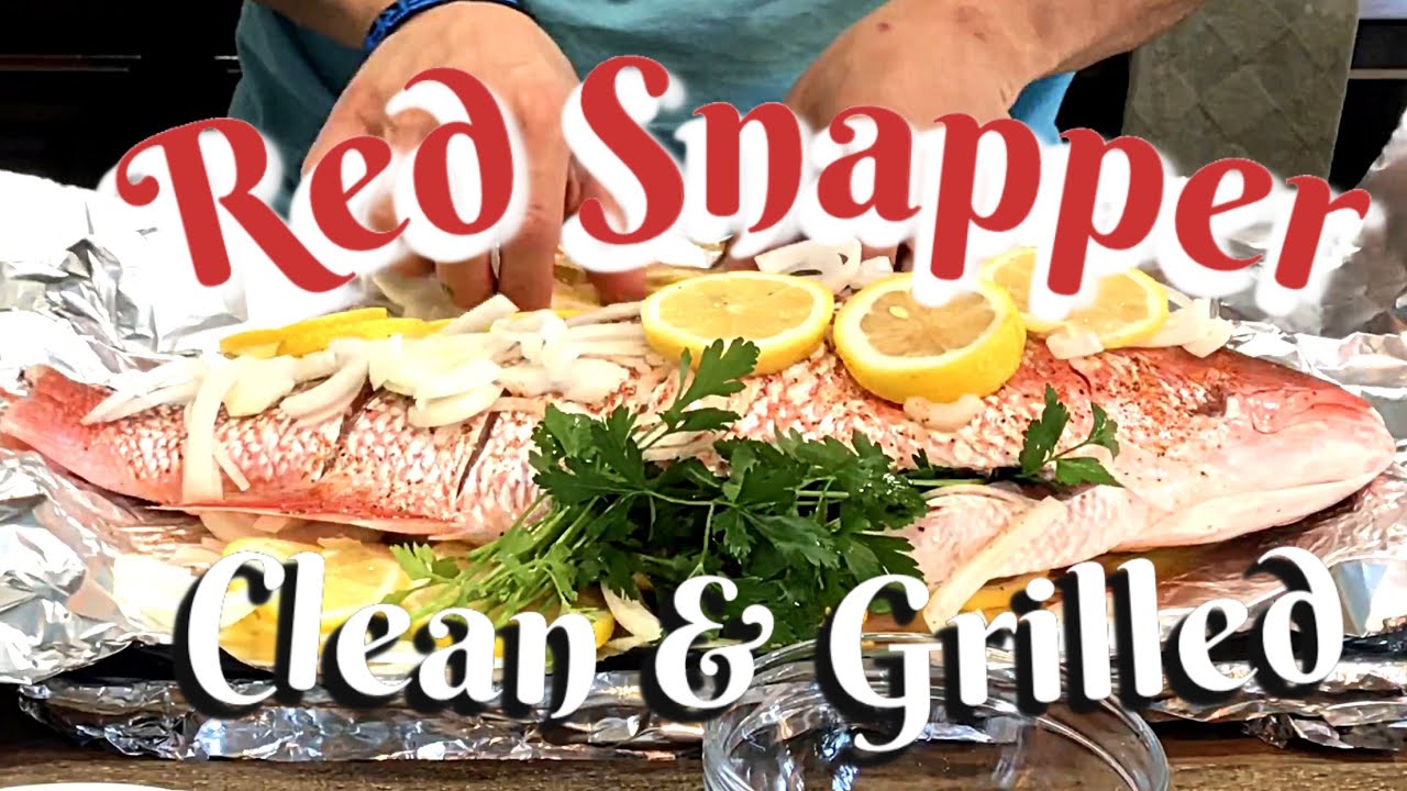 How to Clean and Grill Red Snapper Fish [Cajun Seasoning] YouTube