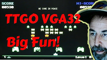 Lilygo TTGO VGA32 Controller Unbox and Example Sketches