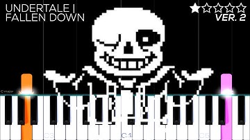 Undertale - Fallen Down | EASY Piano Tutorial