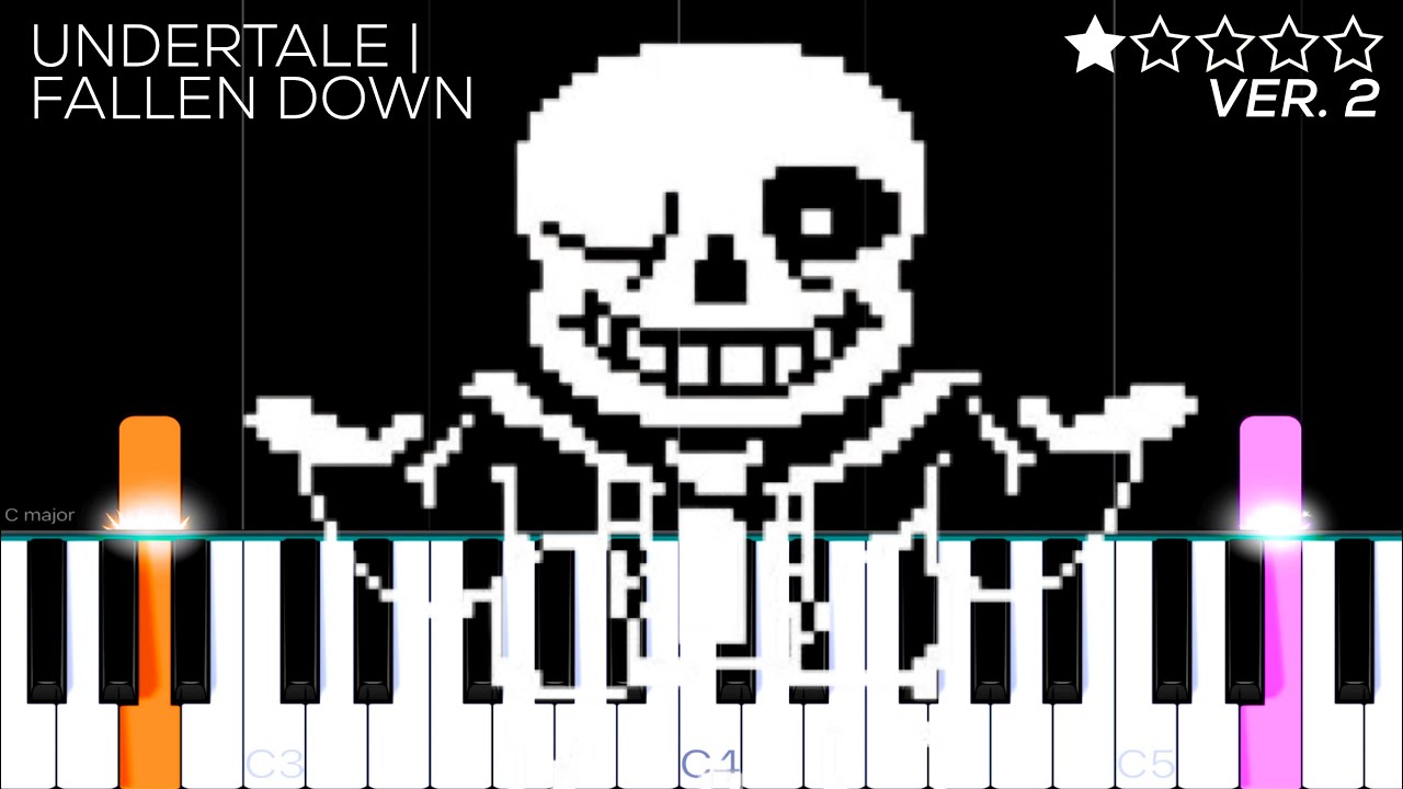 Undertale - Fallen Down | EASY Piano Tutorial - YouTube