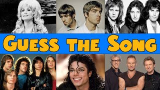 Song Quiz ; 30 Songs That All People Know | Everyone know these songs | Guess the Song | Music Quiz