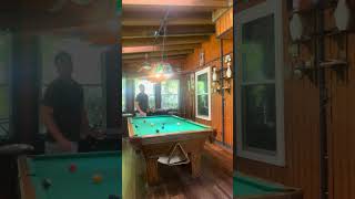 A little 10 ball position practice. Good rack run. Unfortunate follow in on the 9.