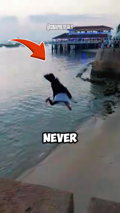 This Is Why You Should NEVER Jump in Zanzibar 😱 #shorts