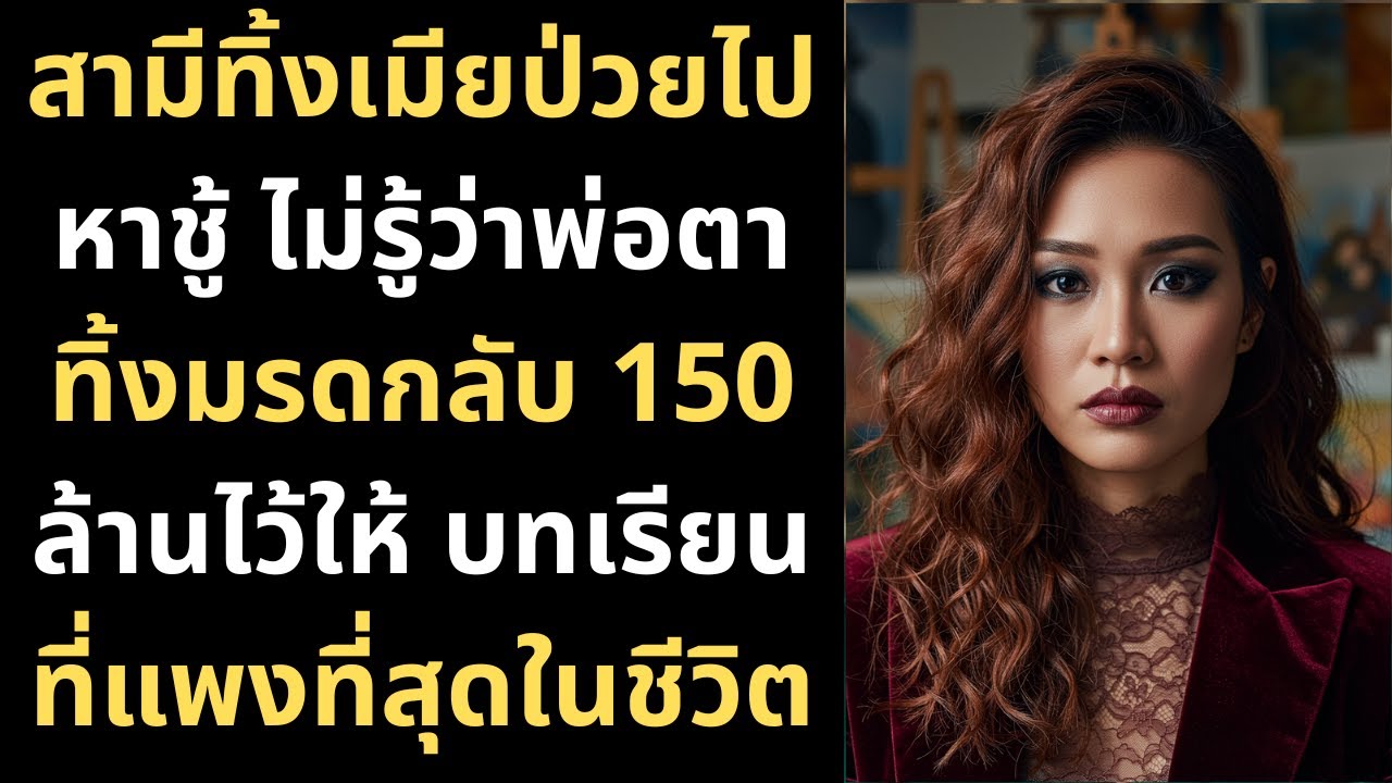 สามีทิ้งเมียป่วยไปหาชู้ ไม่รู้ว่าพ่อตาทิ้งมรดกลับ 150 ล้านไว้ให้ บทเรียนที่แพงที่สุดในชีวิต