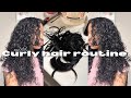 MONTHLY NATURAL HAIR WASH ROUTINE *tips on growing your hair, and trimming your ends at home*