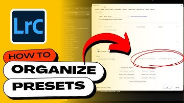 LIGHTROOM: How to Organize Your Presets (and Increase Efficiency!)