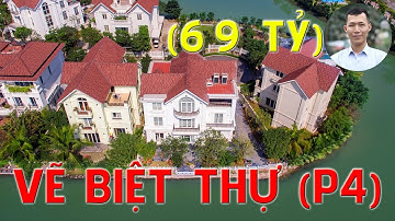 ✅ Học autocad cơ bản - thực hành bài 4 (hoàn thiện MB tầng 1 biệt thự 69 TỶ) | Huy Hiếu Lee