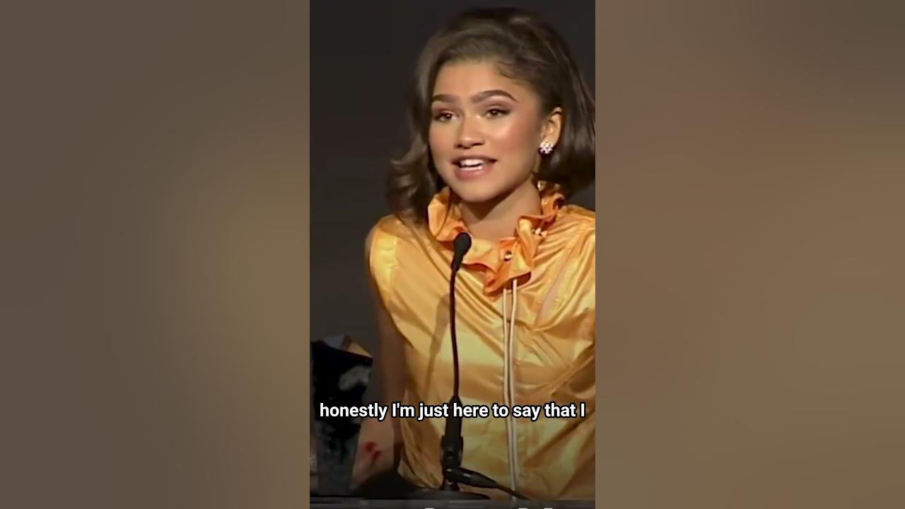 "Empowering Speech by Zendaya: Overcoming Fear and Embracing
