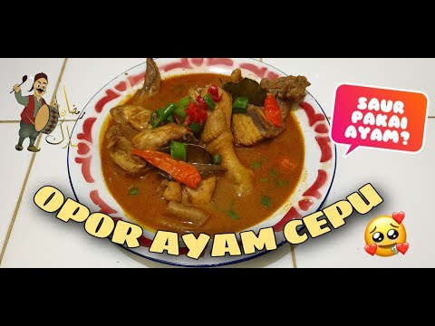 Resep Opor Ayam Cepu - Resep Mbah Minto