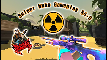 My first Sniper Nuke in Krunker ( 34 - 0 )