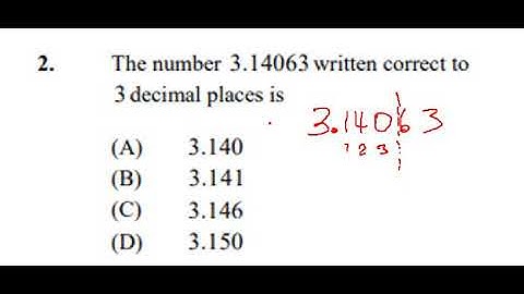 CXC Multiple Choice Paper 1 |Approximation: Decimal Places| 2022 CXC Math Revision | Paper 1.1.2