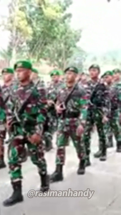 Menyambut Kedatangan TNI Batalyon 405 #shorts #rasimanhandy