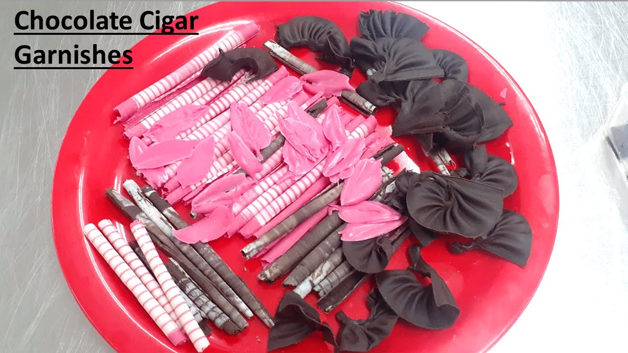 Chocolate Cigar Garnish Tutorial