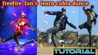 The COBRA DANCE TUTORIAL IN HINDI- Freefire /HOW TO DO COBRA DANCE IN REAL LIFE