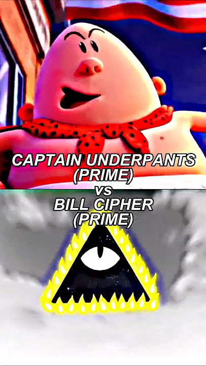 Bill Cipher vs Captain underpants | battle #shorts