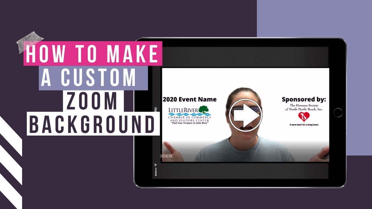 How to Create a Branded Zoom Background for your Sponsored