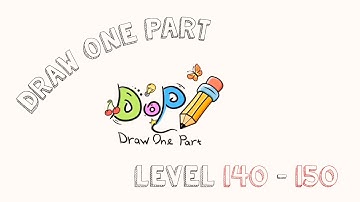 Draw One Part (DOP) Gameplay walkthrough Level 140-150