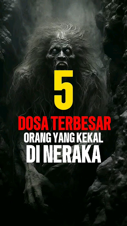 5 DOSA TERBESAR ORANG YANG KEKAL DI NERAKA #shorts #islam #trending