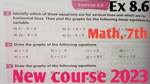 Exercise 8.6  class 7 Math New course 2023 Kpk and PTB| Class 7th Math Ex 8.6 SNC  2023 PTB