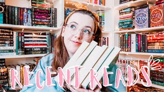 Books I've Read Recently | RECENT READS WRAP UP