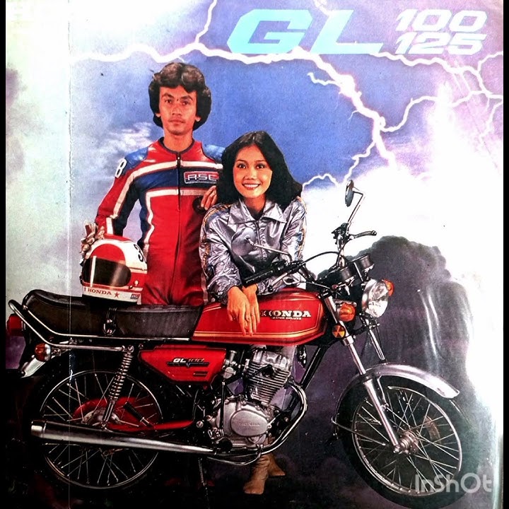 Lembar iklan motor Honda GL 100/125...#honda#motorhonda#hondagl100##gl100#motorjadul#4tak
