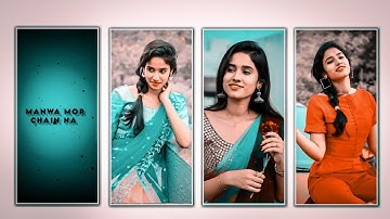 Lo-fi Remix Status Video Editing Alight Motion | Khortha Lofi Song Status Video Kaise Banaye