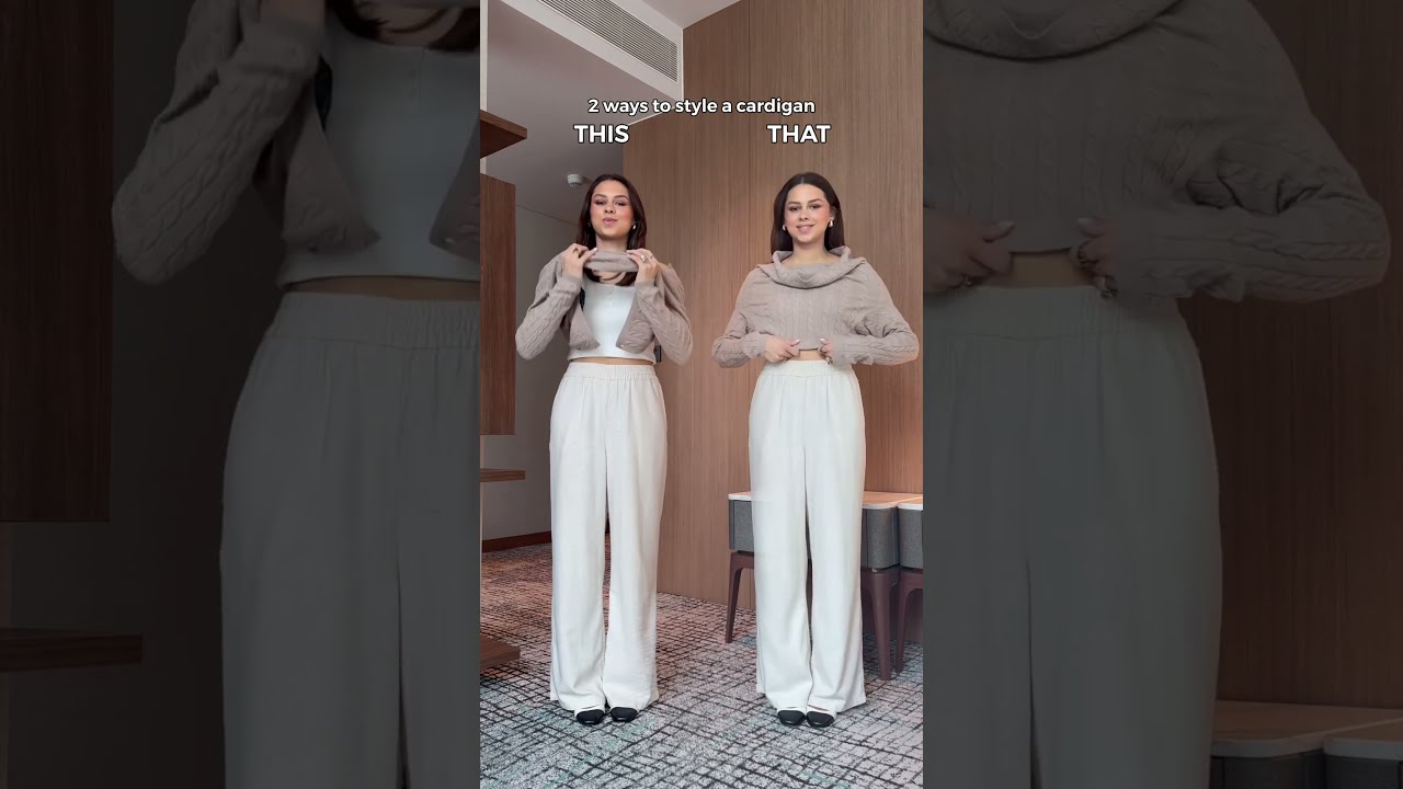 2 Hacks With A Cardigan THIS Or THAT Subscribe For Fashion Shorts