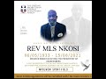 Rev mls nkosi funeral service