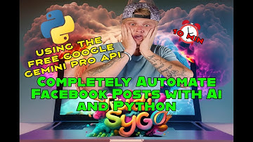 Learning Ai and Python with Completely Automating your Facebook Posts with Ai and Python