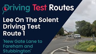 Lee On The Solent Driving Test Route 1
