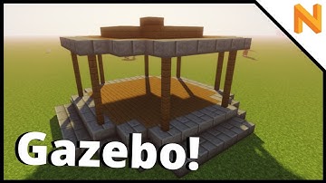 Minecraft: How to Make A Easy and Simple Gazebo!