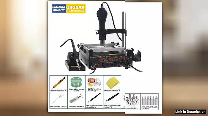 100 Original GORDAK 863 3 in 1 Welding Station Hot Air Rework Station Preheating Station For