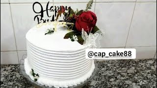 تزيين كيك خطوه بخطوه|cap cake|كب كيك|