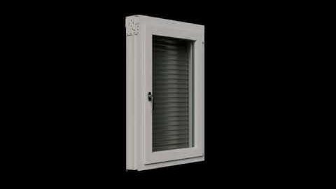 SMART WINDOW with integrated roller shutters by BLAUROCK - English