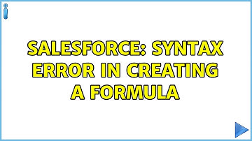 Salesforce: Syntax error in Creating a formula