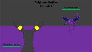 Espeon vs Umbreon battle (Improved quality version, link at the end of the video!)