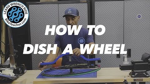 How to dish a wheel witht the Park Tool Wag-4.