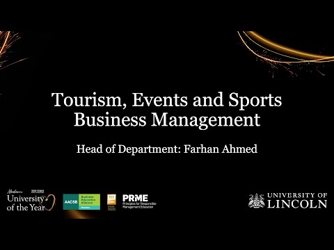 Tourism, Events and Sports Business Management at Lincoln International Business School