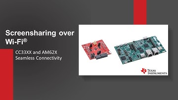 CC3351: Wireless screen sharing demo