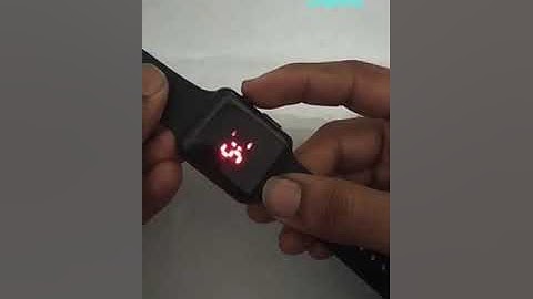 How To Set Time I Square Smaert LED Double Button Digital LED Watch