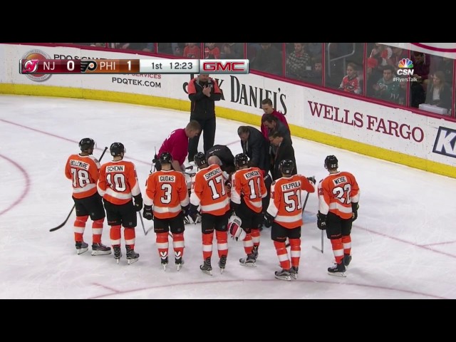 flyers goalie michal neuvirth released from hospital after collapse flyers goalie collapse