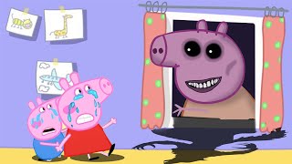 Scary Zombie Mommy Pig Visits Peppa Pig House ?? | Peppa Pig Funny Animation