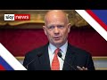Lord Hague:  'Not much justification' for restrictions once over-50s are vaccinated
